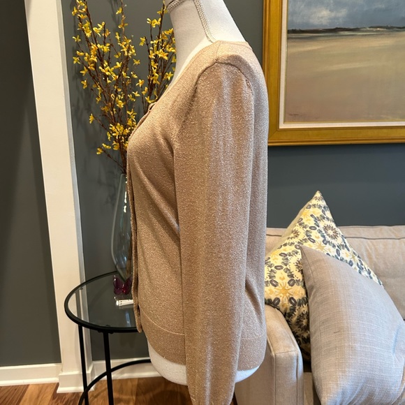 Talbots Gold Sparkle Sweater~Size Small Oetite - Picture 4 of 7